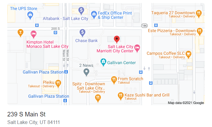 Gallivan Center Map